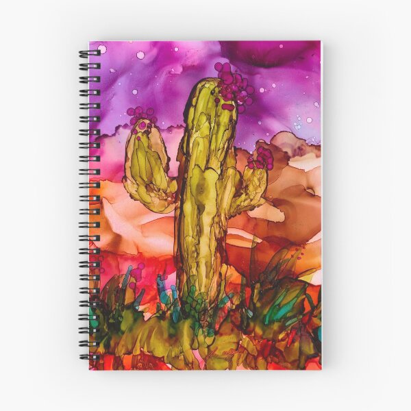 Item preview, Saguaro at Sunset Alcohol Ink designed and sold by Artfully Abstracted.