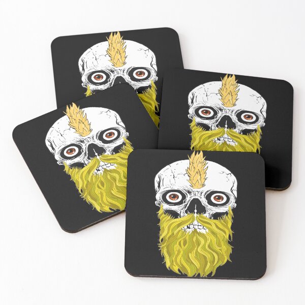 Item preview, Skull with Beard - Bearded Skull Blondie designed and sold by Coder-T.