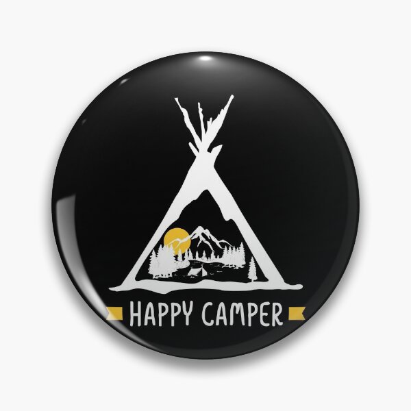 Item preview, Happy Camper Camping Caravan Motorhome Gift designed and sold by teeseeds.