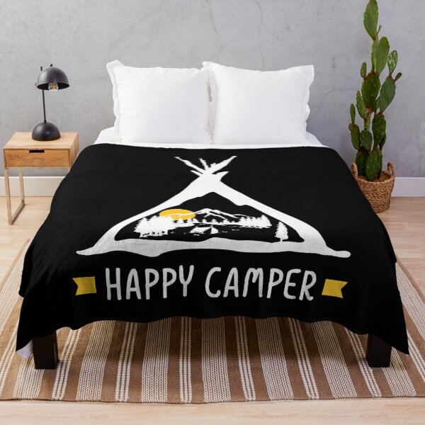 Item preview, Happy Camper Camping Caravan Motorhome Gift designed and sold by teeseeds.