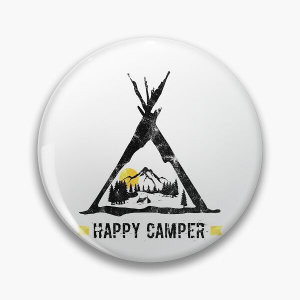 Item preview, Happy Camper Camping Caravan Motorhome Gift designed and sold by teeseeds.