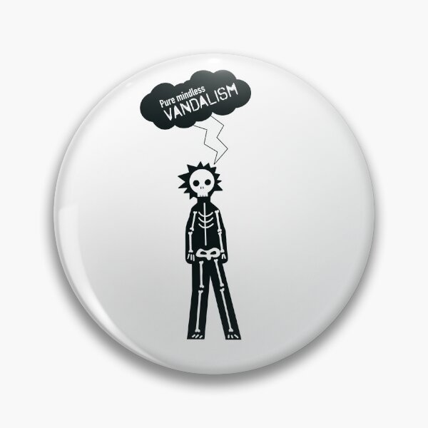 Item preview, Misfits - pure mindless vandalism  designed and sold by Natasha Greene.
