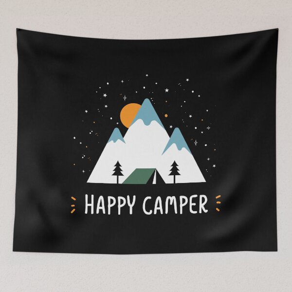 Item preview, Happy Camper Camping Caravan Motorhome Gift designed and sold by teeseeds.