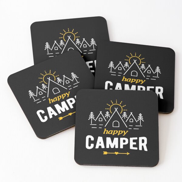 Item preview, Happy Camper Camping Caravan Motorhome Gift designed and sold by teeseeds.