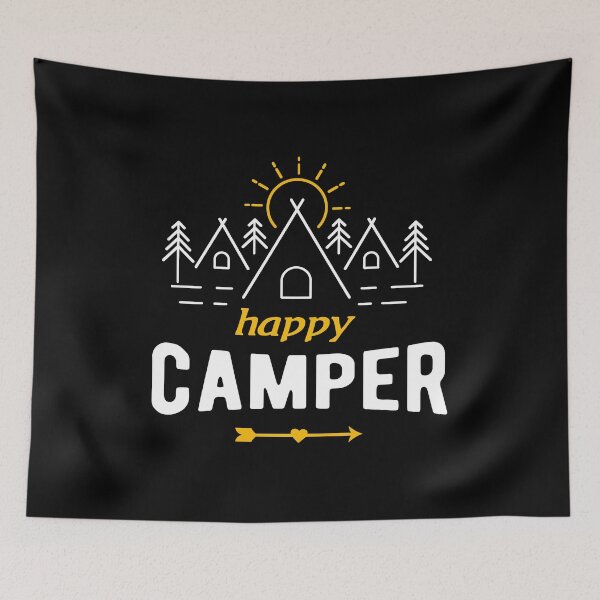Item preview, Happy Camper Camping Caravan Motorhome Gift designed and sold by teeseeds.