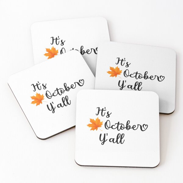 Item preview, It's October Y'all : Cute Fall Gift idea For Women's, girls and men's designed and sold by JustGift.