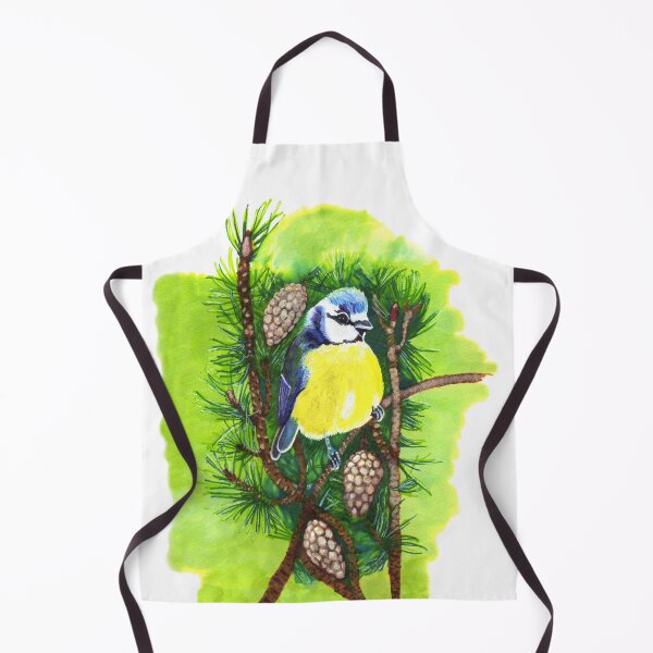 Item preview, Garden Bird on a Pine Tree designed and sold by MitaDreamDesign.