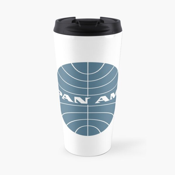 Pan Am Early 1950s Globe Thin Frame Inverted Travel Mug