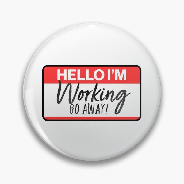 Item preview, Hello I'm Working Go Away Laptop Freelancer designed and sold by sharedipmemes.