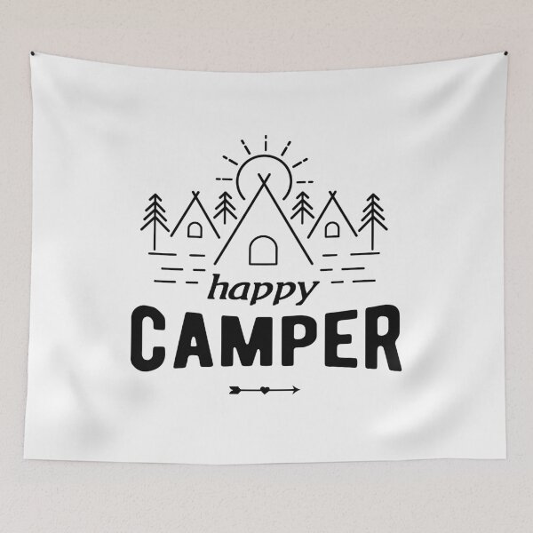 Item preview, Happy Camper Camping Caravan Motorhome Gift designed and sold by teeseeds.