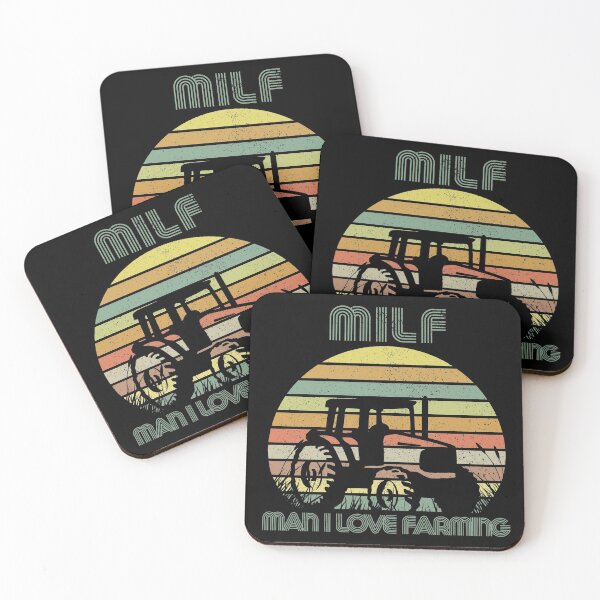 Item preview, Man I Love Farming MILF Vintage Retro Sunset designed and sold by RandomStuffShop.