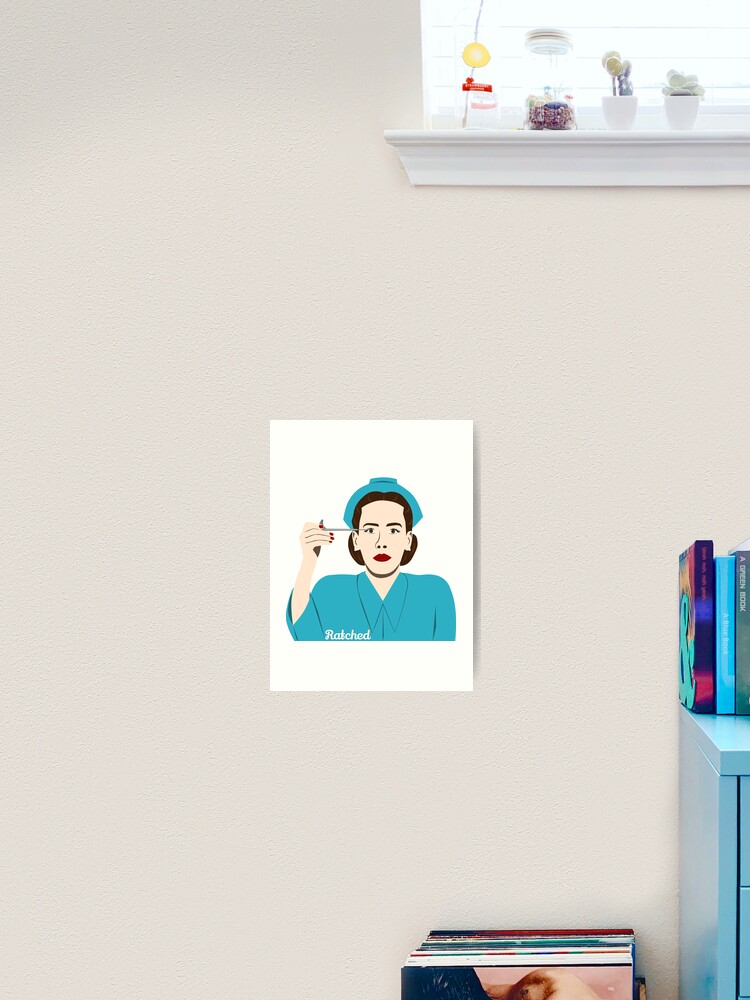 Thumbnail 2 of 3, Art Print, Nurse Ratched designed and sold by Srarbuck.