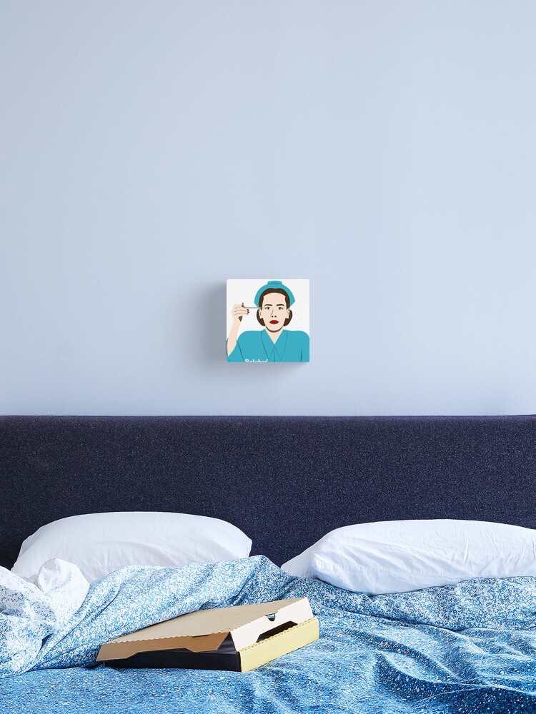 Thumbnail 2 of 3, Canvas Print, Nurse Ratched designed and sold by Srarbuck.