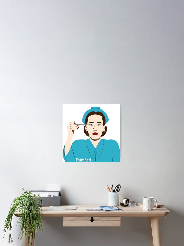 Thumbnail 2 of 3, Poster, Nurse Ratched designed and sold by Srarbuck.