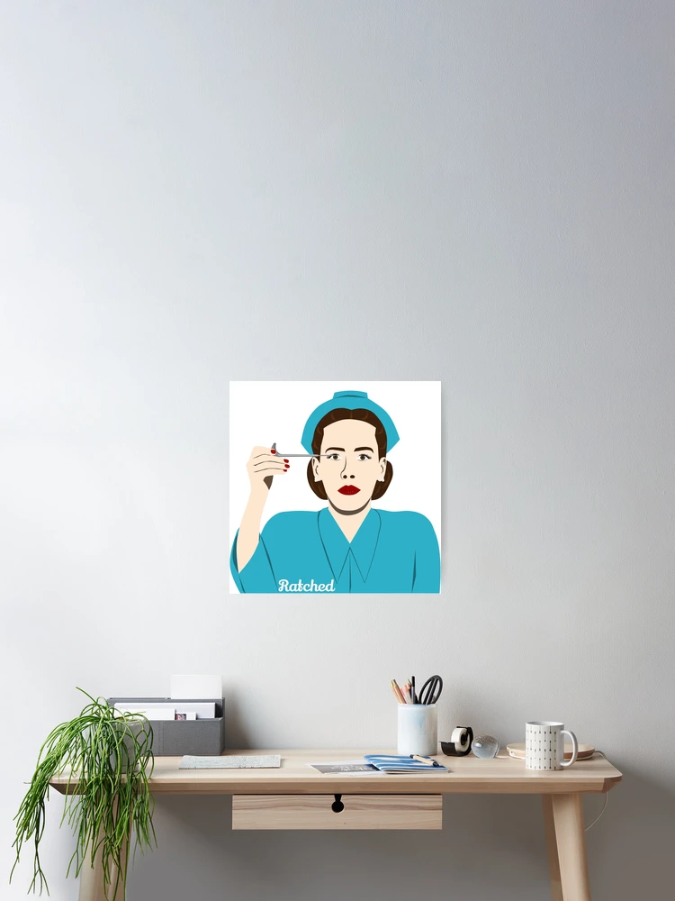 Thumbnail 2 of 3, Poster, Nurse Ratched designed and sold by Srarbuck.