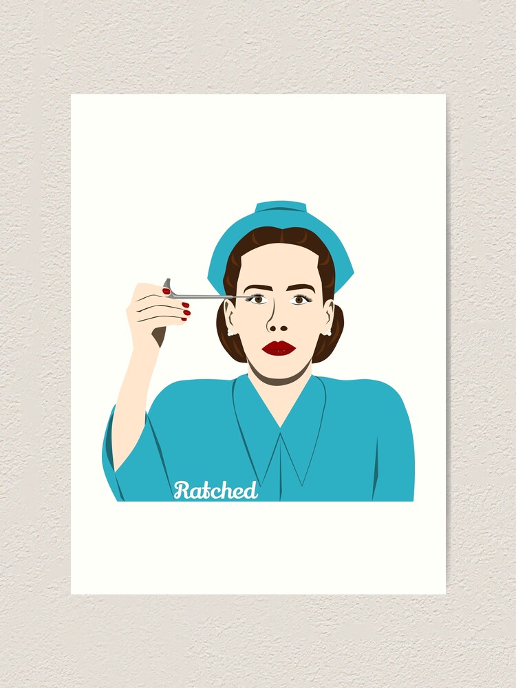 Thumbnail 1 of 3, Art Print, Nurse Ratched designed and sold by Srarbuck.