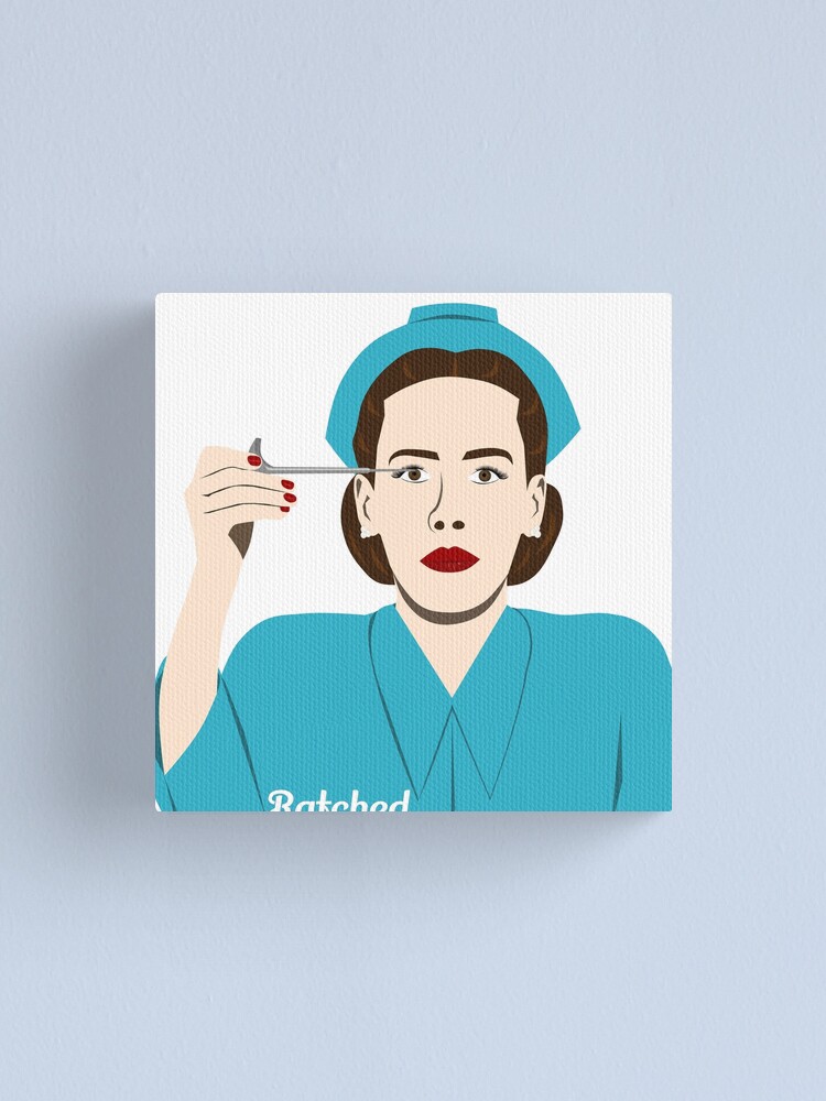 Thumbnail 1 of 3, Canvas Print, Nurse Ratched designed and sold by Srarbuck.