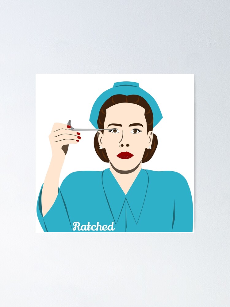 Thumbnail 1 of 3, Poster, Nurse Ratched designed and sold by Srarbuck.