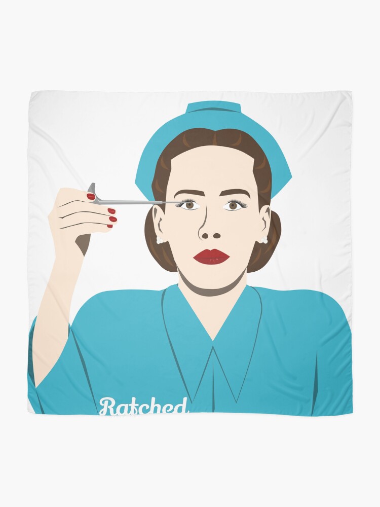 Thumbnail 2 of 3, Scarf, Nurse Ratched designed and sold by Srarbuck.