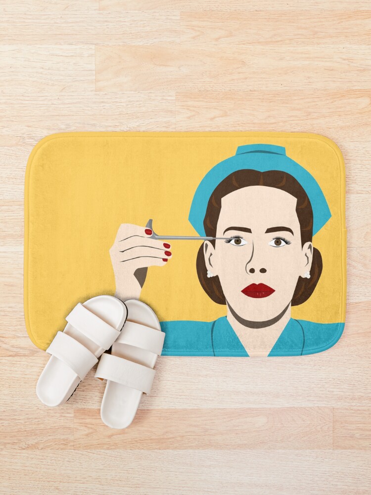Thumbnail 1 of 6, Bath Mat, Nurse Ratched designed and sold by Srarbuck.