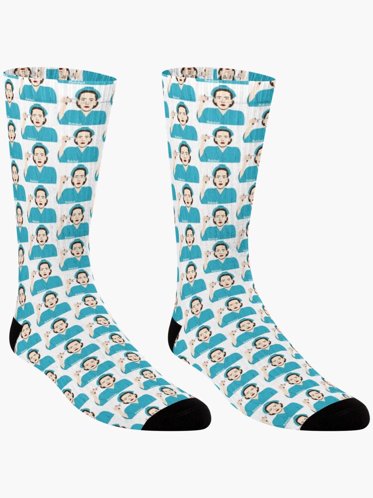 Thumbnail 3 of 5, Socks, Nurse Ratched designed and sold by Srarbuck.