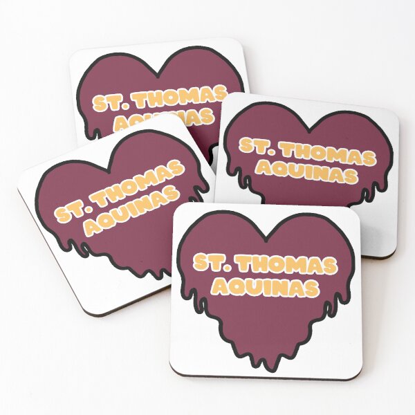 Item preview, St. Thomas Aquinas Dripping Heart designed and sold by NicholasForbes.