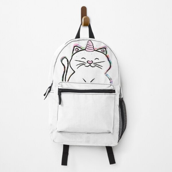 Item preview, White Rainbow cat unicorn designed and sold by Guarda-Chuva.