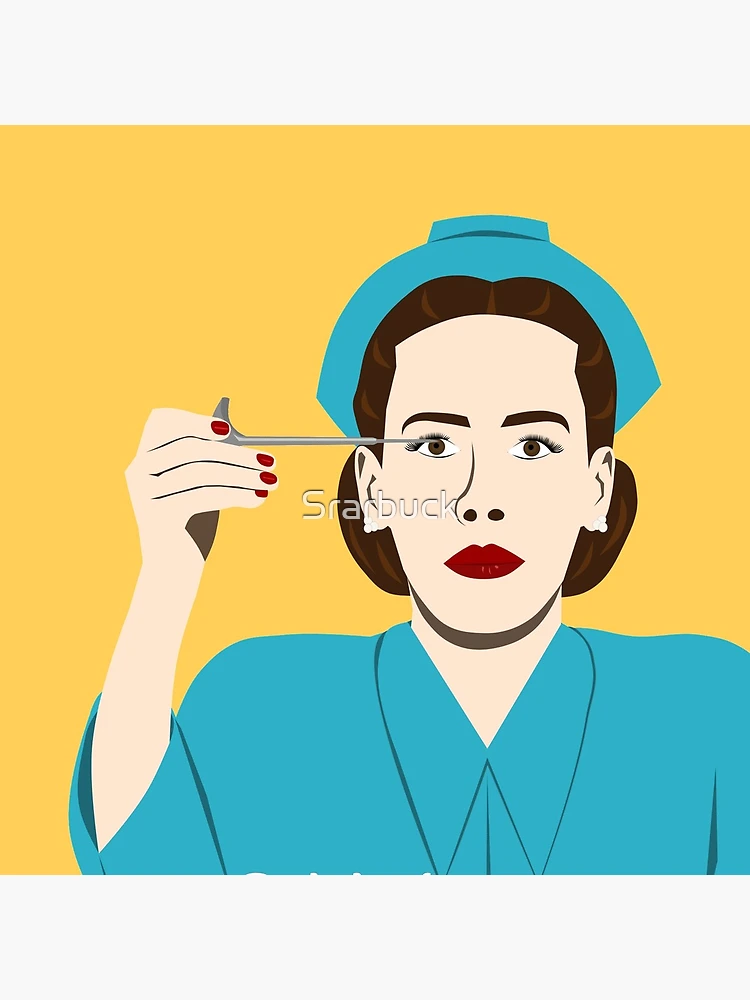Thumbnail 5 of 5, Coasters (Set of 4), Nurse Ratched designed and sold by Srarbuck.