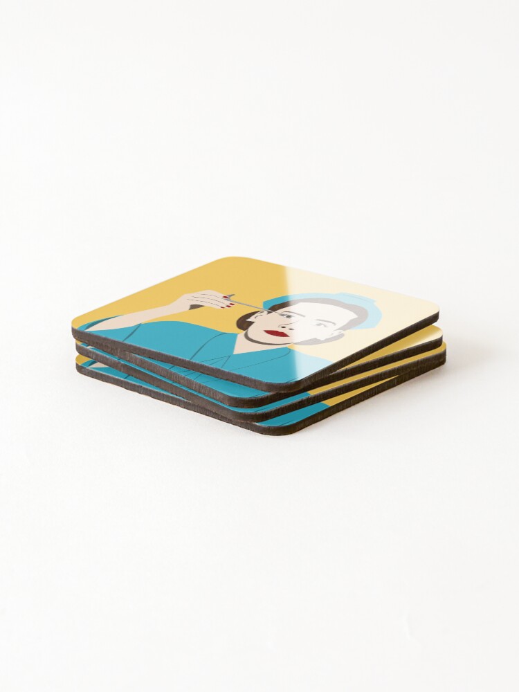 Thumbnail 4 of 5, Coasters (Set of 4), Nurse Ratched designed and sold by Srarbuck.