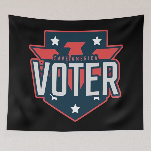 Item preview, Be A Voter Save America - Voter Blue designed and sold by Coder-T.