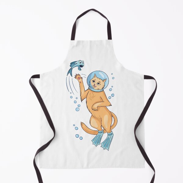 Item preview, Diver Cat Kitten Cat Fish Diving Funny designed and sold by AaaleXX.