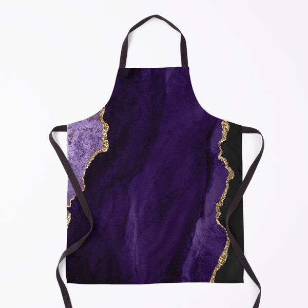 Item preview, Watercolor Agate in Amethyst Purple Glitter Veins designed and sold by PixDezines.