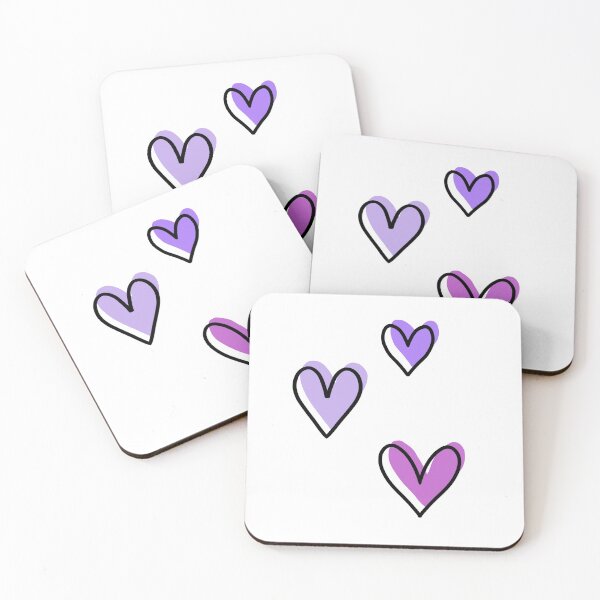 Item preview, Three Purple Hearts designed and sold by Anna Cochran.