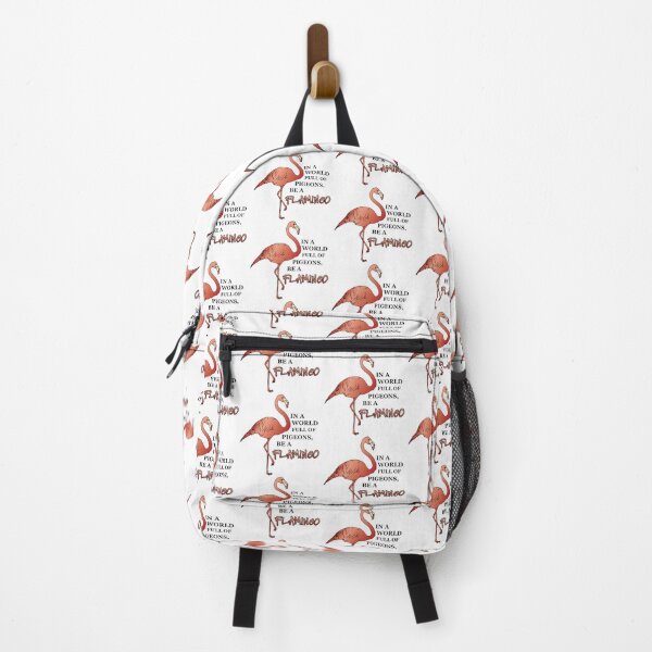 Item preview, IN A WORLD FULL OF PIGEONS, BE A FLAMINGO designed and sold by AmazingArtMandi.