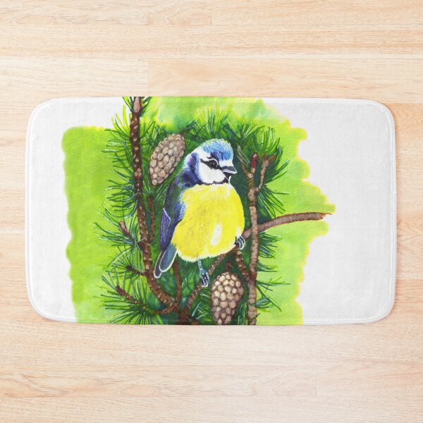 Item preview, Garden Bird on a Pine Tree designed and sold by MitaDreamDesign.