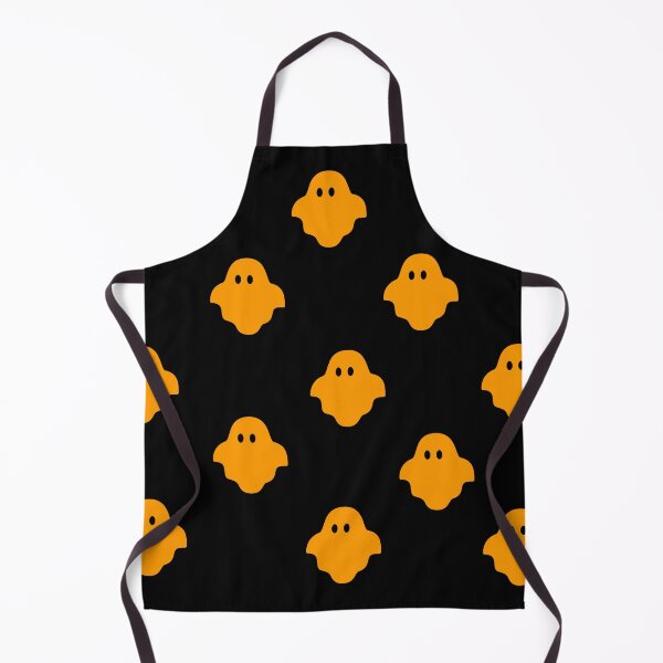 Item preview, Bootastic Orange Ghosts in Black Background designed and sold by KayLadyBug.