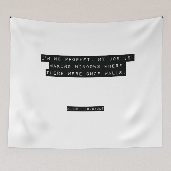 Item preview, Michel Foucault Quote designed and sold by RJ123.