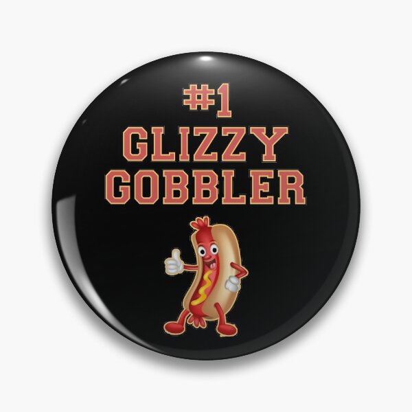 Glizzy Hot Dog Meme Design Pin for Sale by lmzgraphics