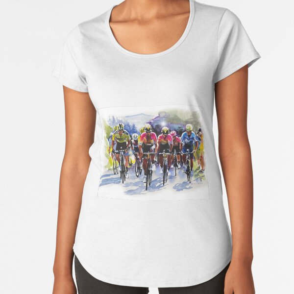 "Climbing Forever" Stage 17 Premium Scoop T-Shirt