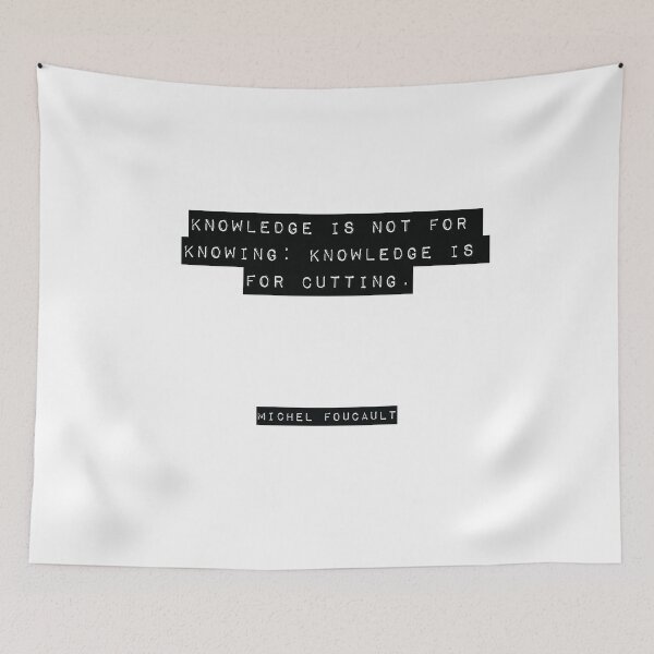 Item preview, Michel Foucault Quote designed and sold by RJ123.