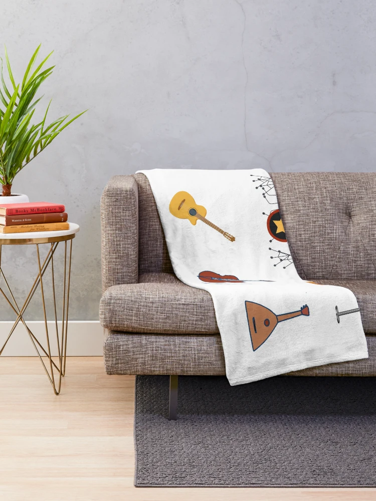 Thumbnail 2 of 6, Throw Blanket, Music Instruments Pack designed and sold by Rabia01.