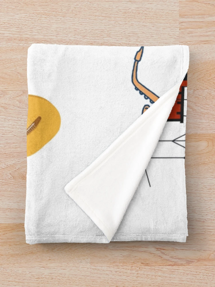 Thumbnail 3 of 6, Throw Blanket, Music Instruments Pack designed and sold by Rabia01.