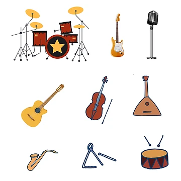 Artwork thumbnail, Music Instruments Pack by Rabia01