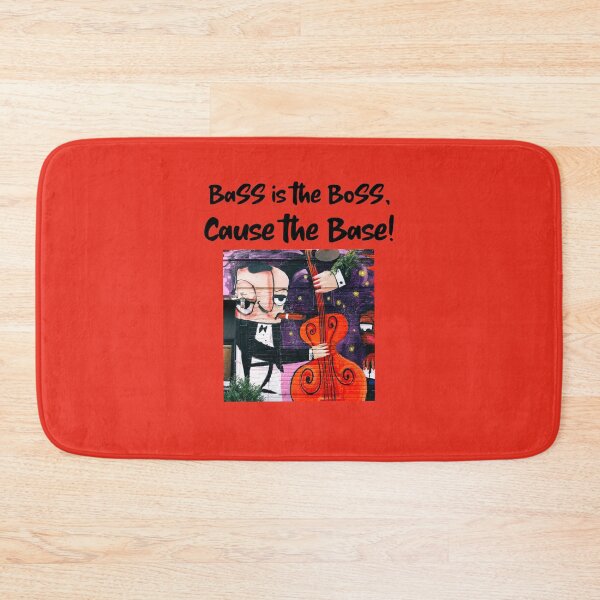 Item preview, ”Bass is the Boss, Cause the Base!” Music Band   designed and sold by musicmusicpin.