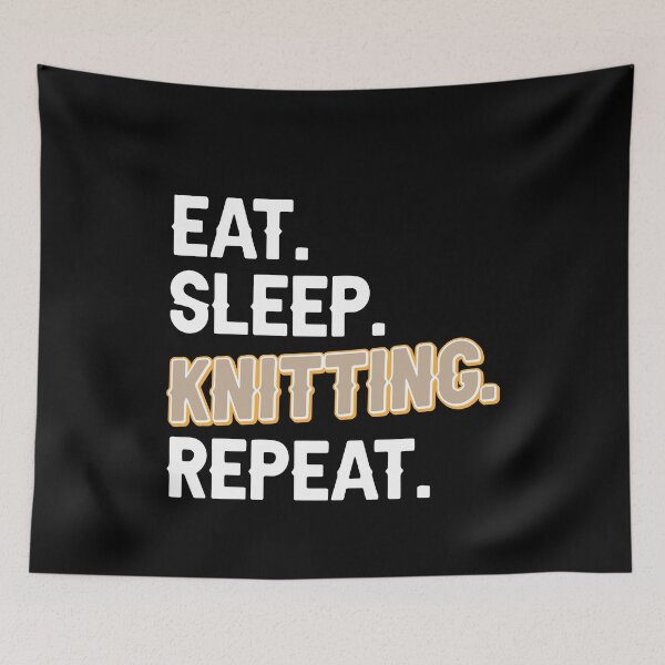 Item preview, Knitting Funny Saying Handmade Gift designed and sold by teeseeds.