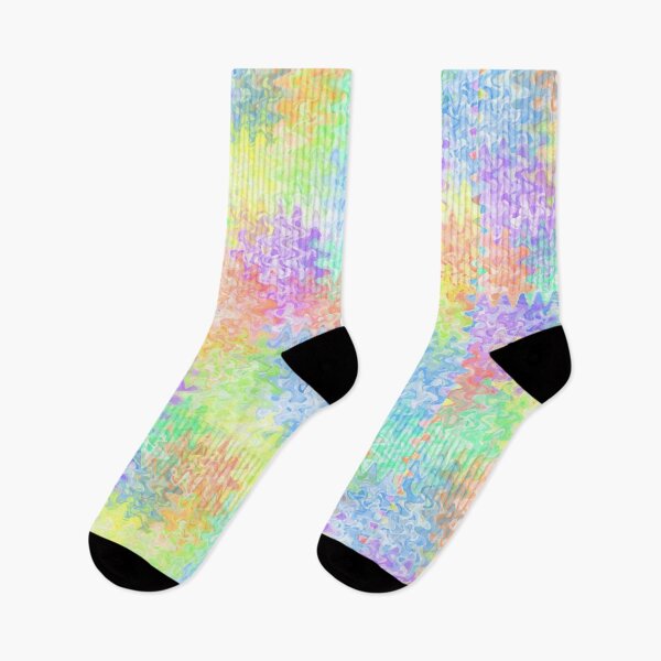 Artikelvorschau, bunte / Regenbogenfarben Zickzack / wellige, lebendige Spritzer entworfen und verkauft von Ati-Ipsa.