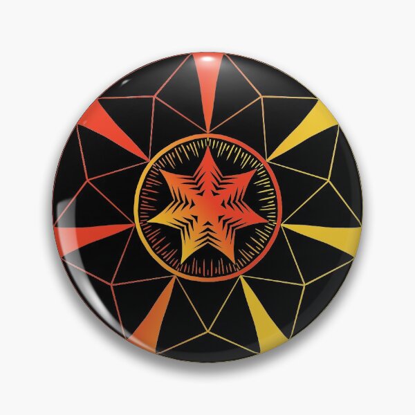 Item preview, Circular Crystal Mandala Red and yellow designed and sold by SirCrim.