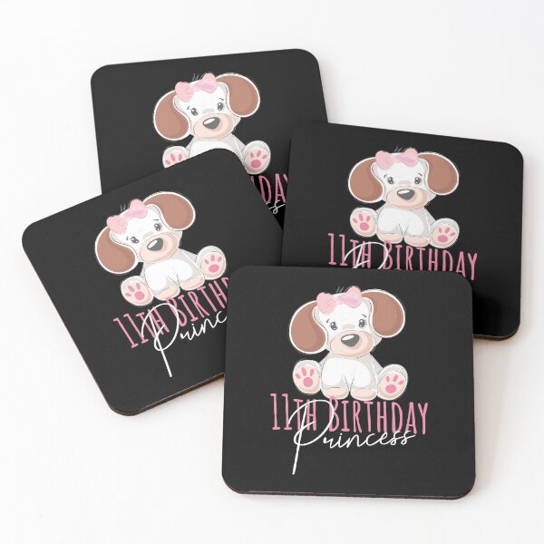 Item preview, 11th Birthday Princess Girl 11 Years Old Dog Lover B-Day design designed and sold by Grabitees.