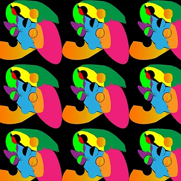 Artwork thumbnail, Color Pattern | Colorful Pattern | Cool Color Patterns | Patterns Colorful 1 by Dream Wear
