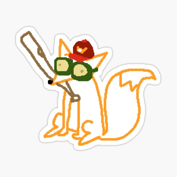 Goggles For Tox Fox Sticker